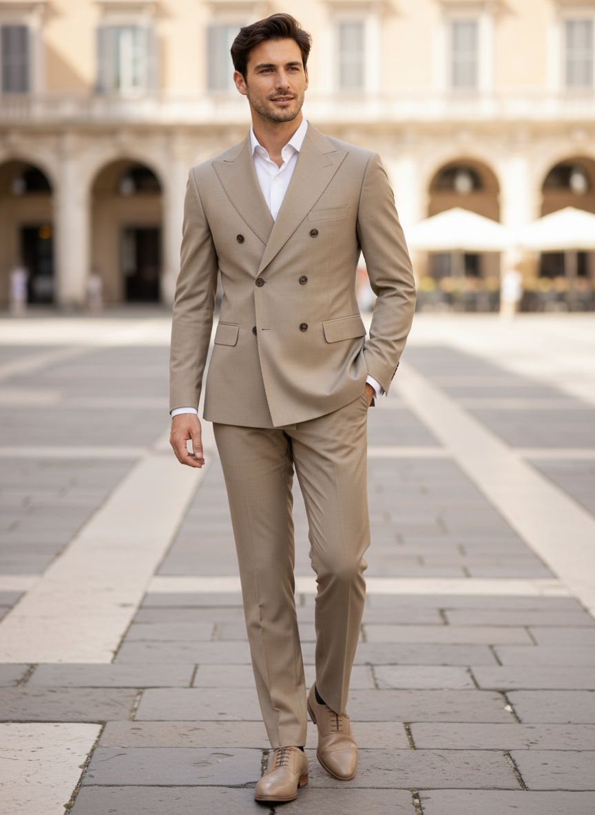 Abito Doppiopetto BEIGE