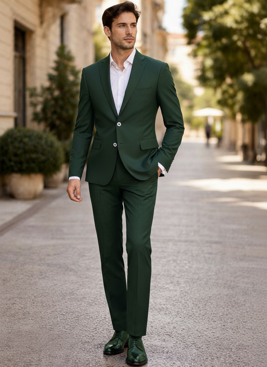 Abito Monopetto verde pino