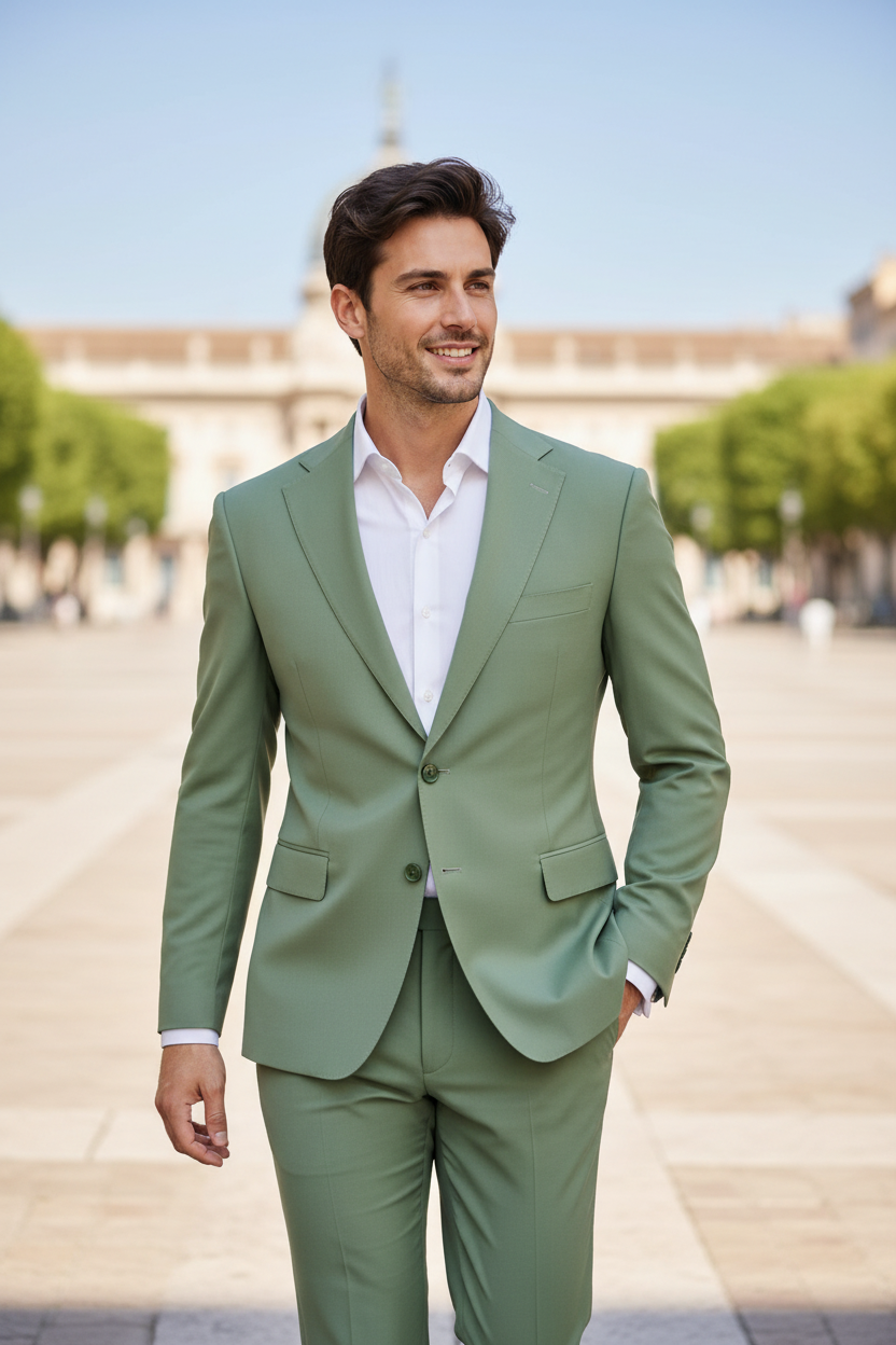 Abito Monopetto verde