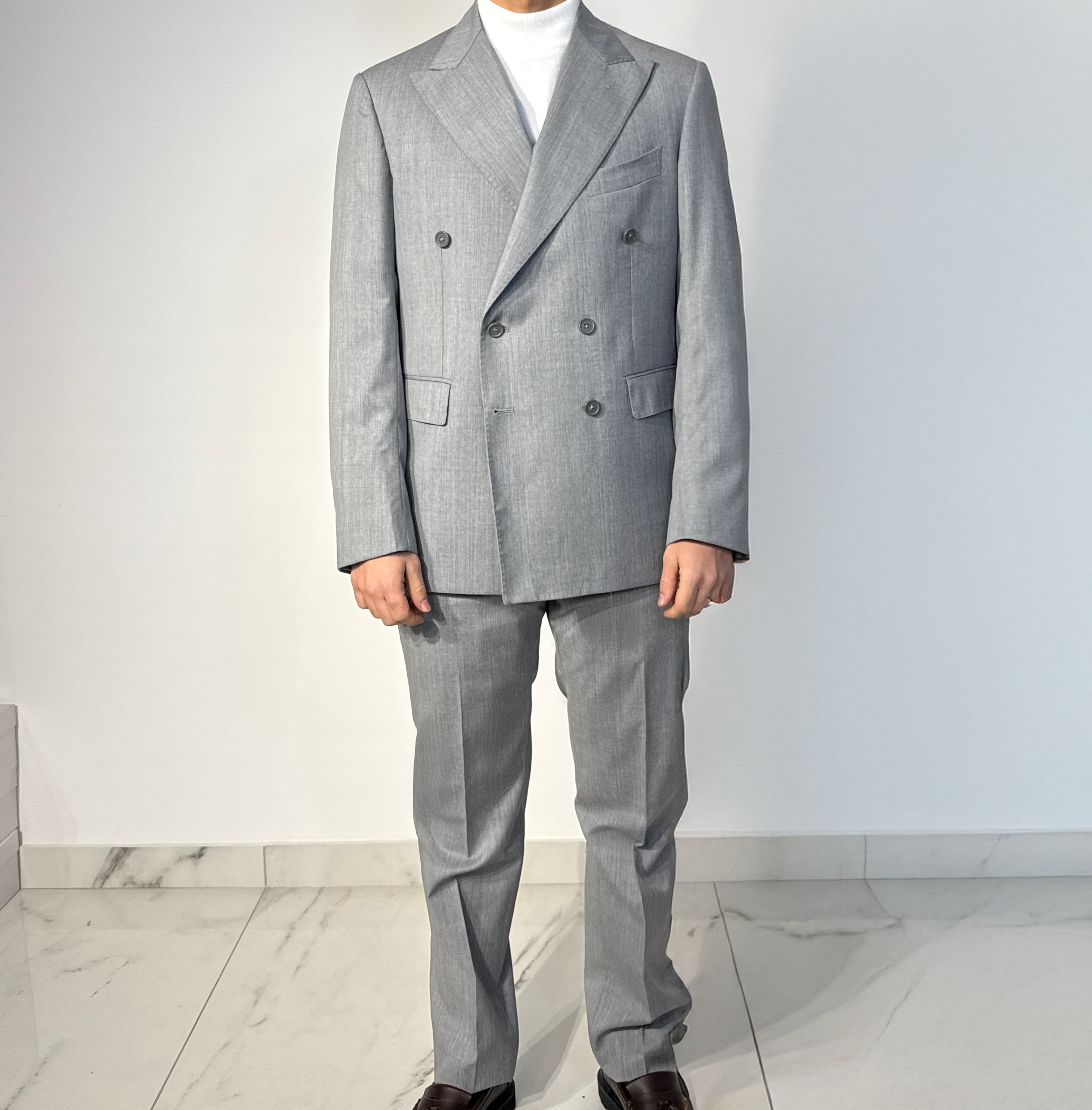 Completo Doppiopetto Grigio chiaro