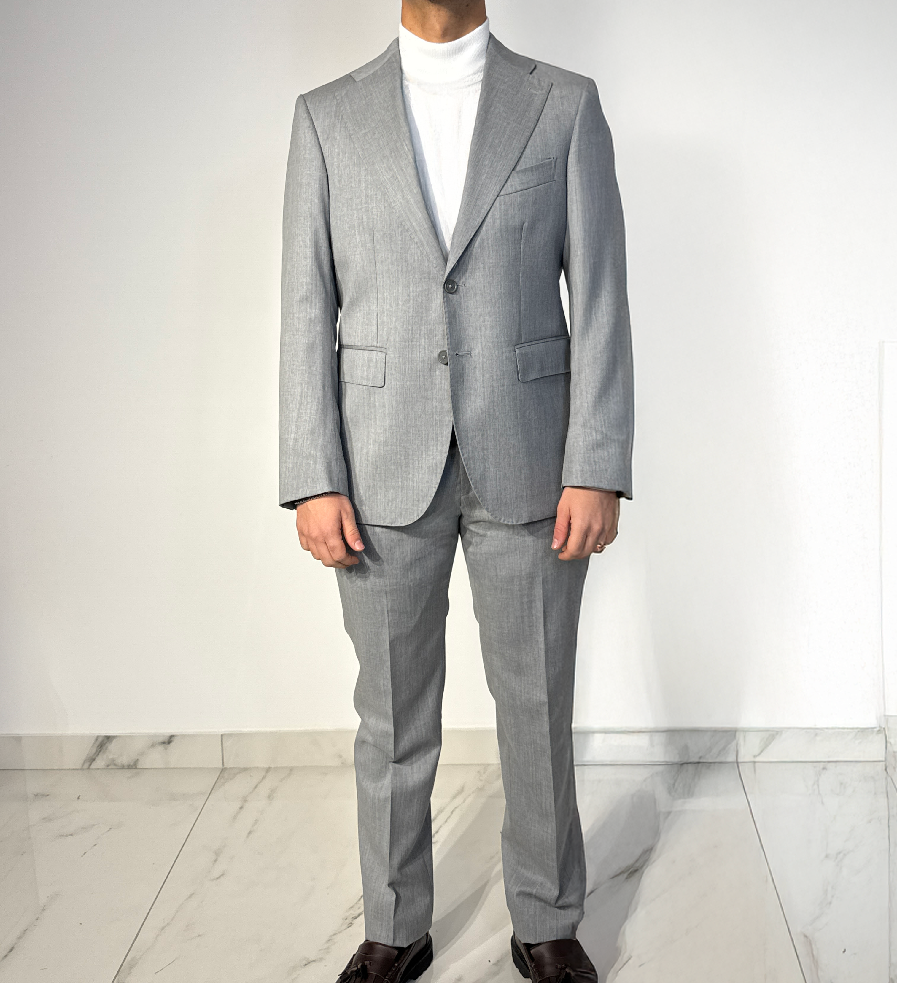 Completo Monopetto Grigio chiaro