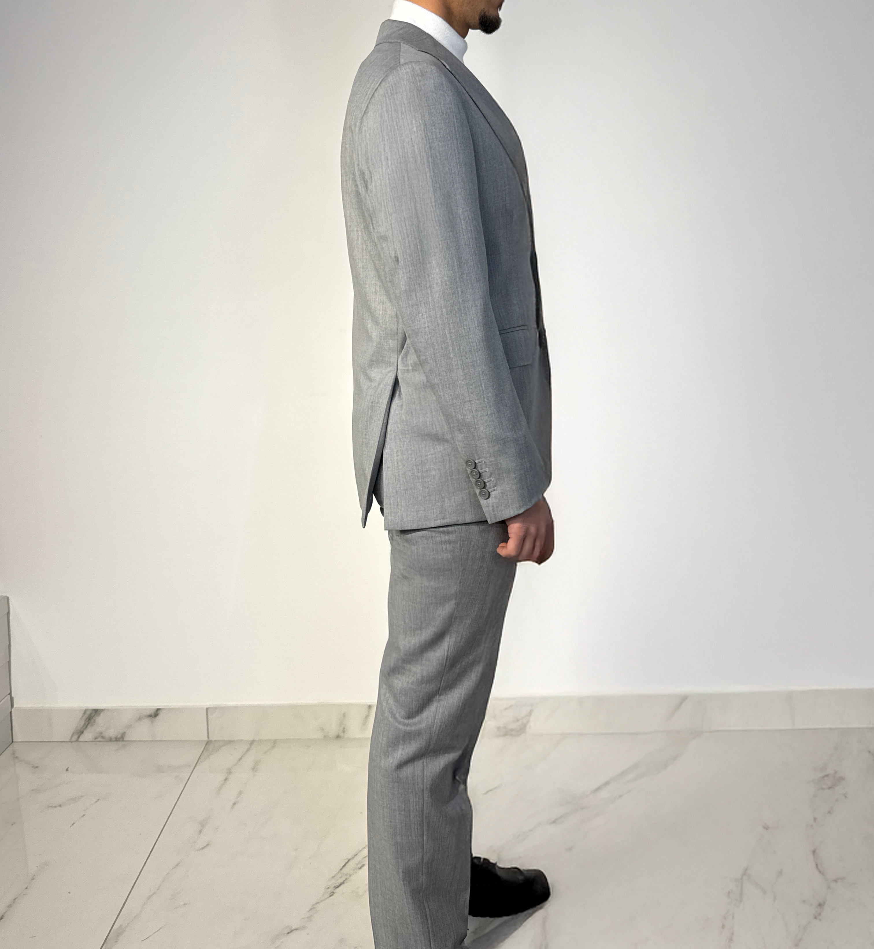 Completo Monopetto Grigio chiaro