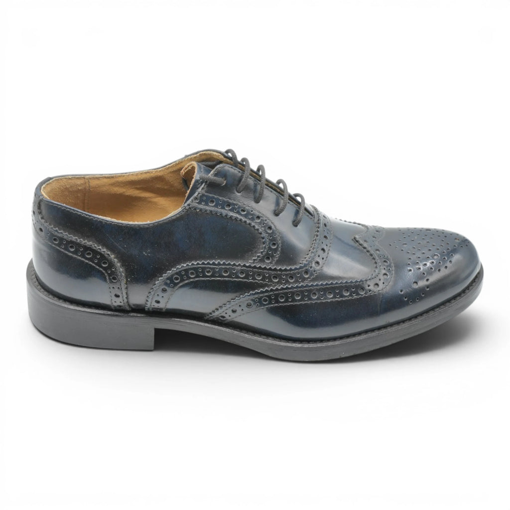 Scarpe eleganti in pelle blu