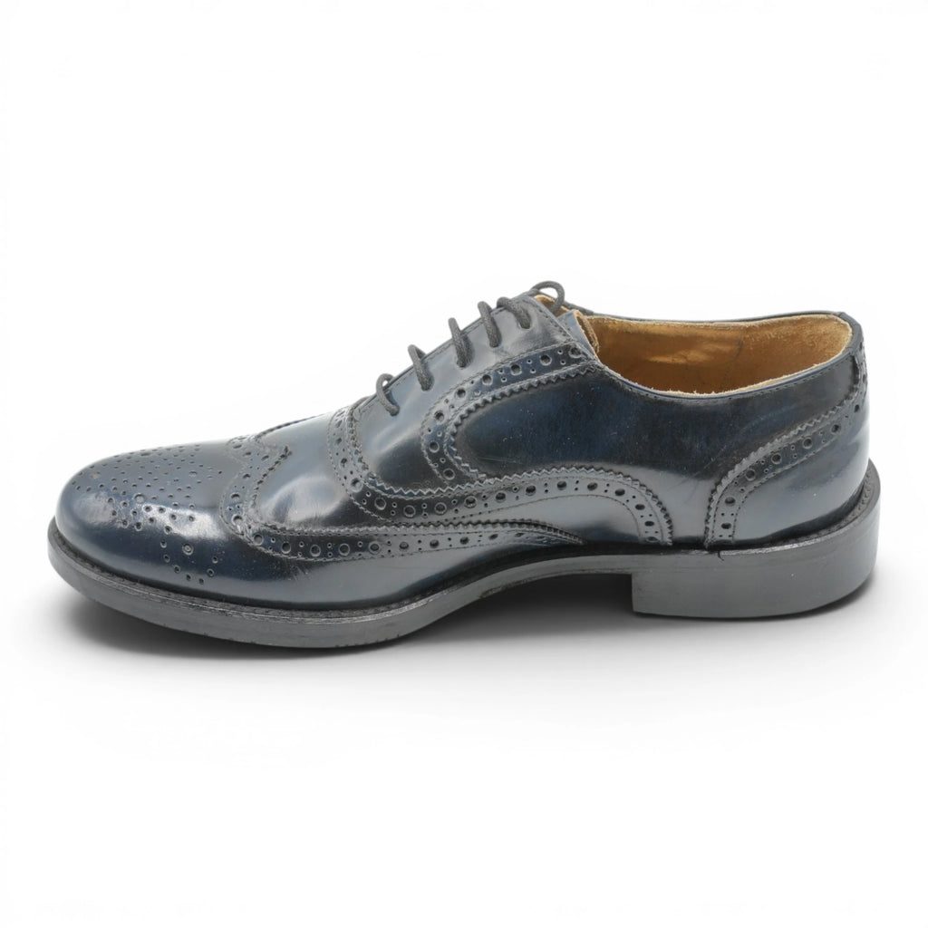 Scarpe eleganti in pelle blu