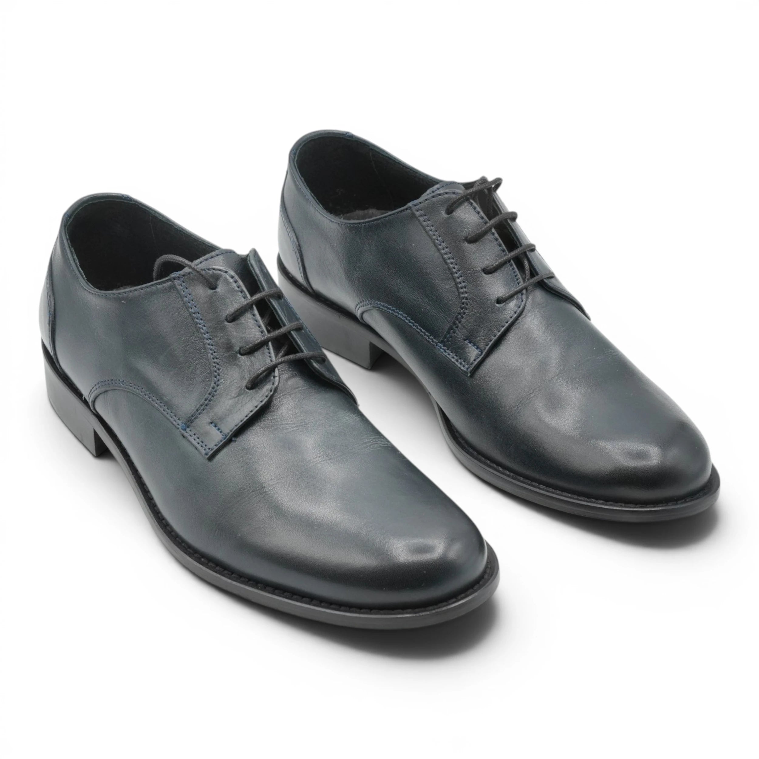 Scarpe eleganti in pelle blu
