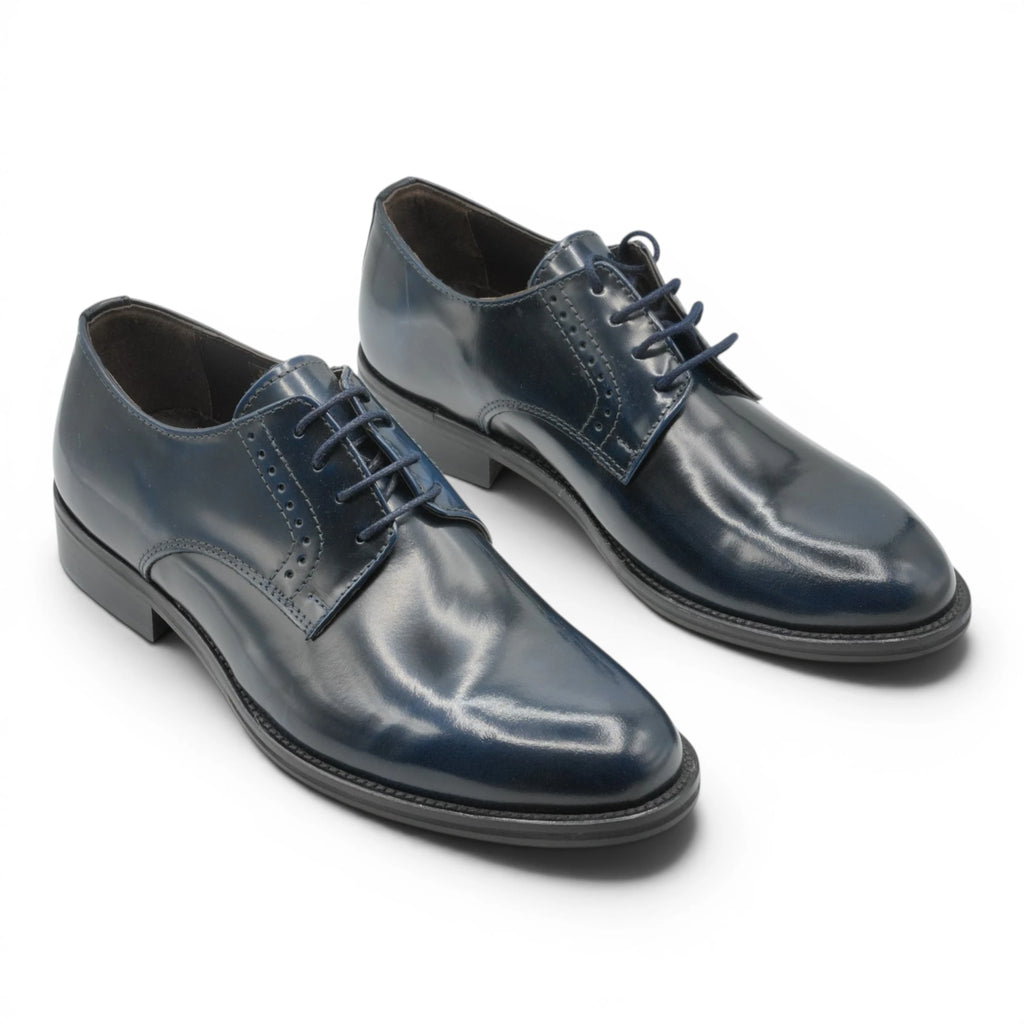 Scarpe eleganti in pelle blu