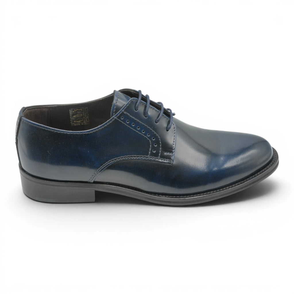 Scarpe eleganti in pelle blu