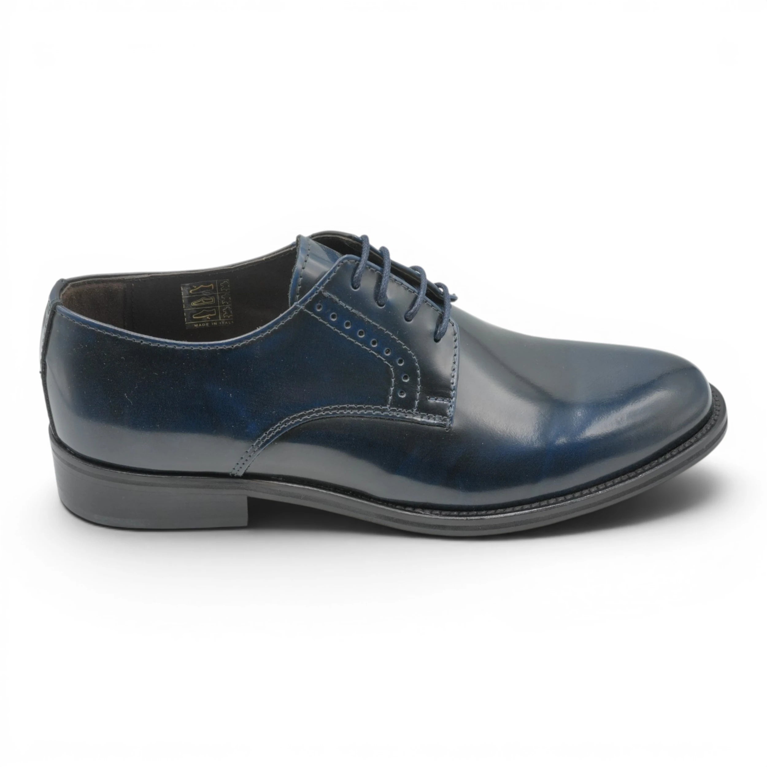 Scarpe eleganti in pelle blu