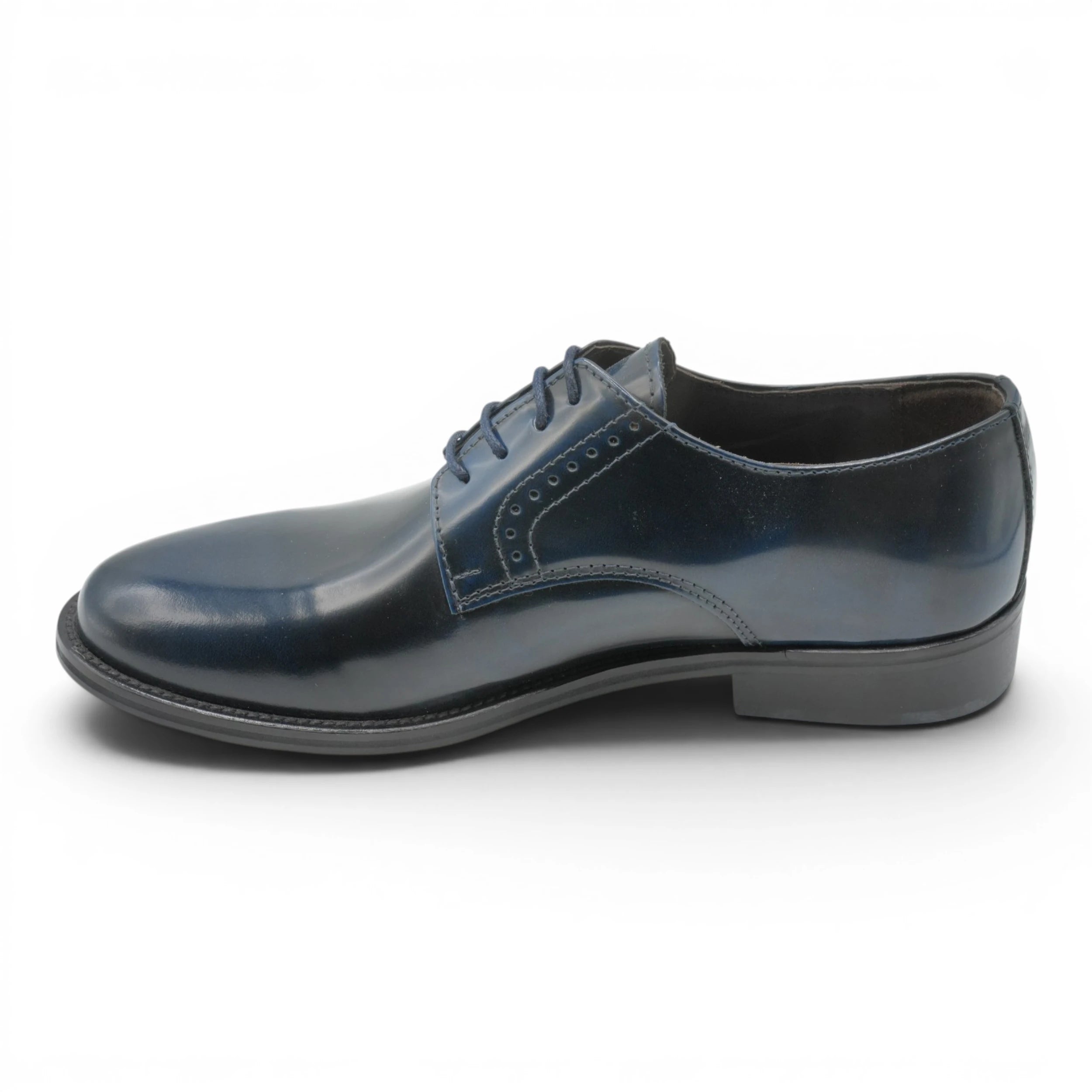 Scarpe eleganti in pelle blu