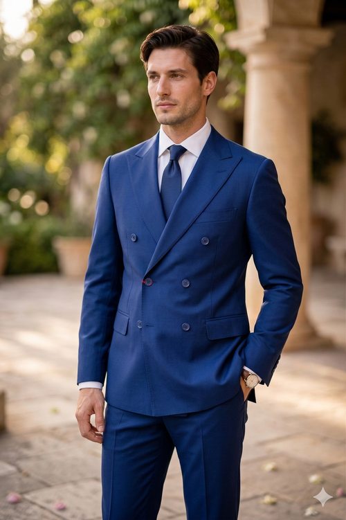 Abito Doppiopetto Blu